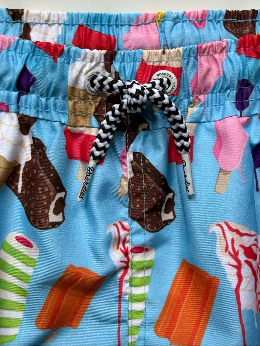 Boardies Boys Ice Cream Print Swim Trunks - Size 5-6